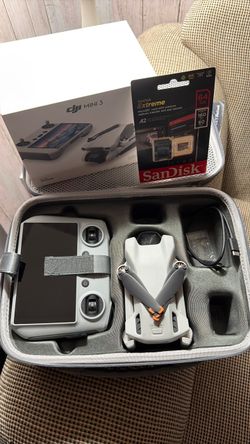 DJI Mini 3 Drone with RC Controller and Case