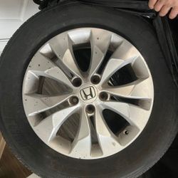 Honda 4 - 17" Rims With Tires