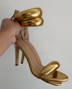 Gold heels
