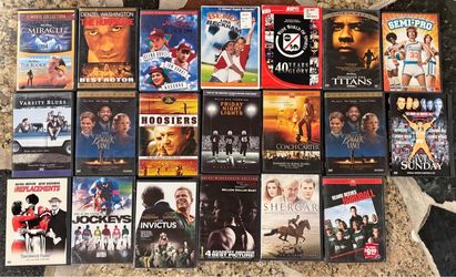 Sports Movies DVD Lot of 20