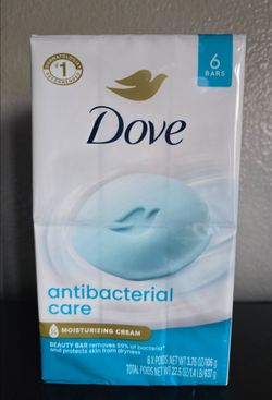 Dove antibacterial bar soap (6 count)