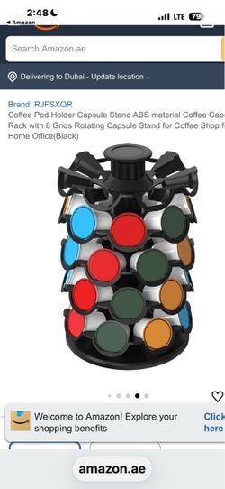 Space Saving Coffee Pods Holder
