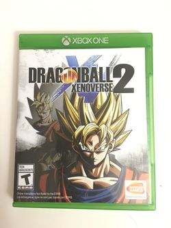 Xbox one dragonball xenoverse 2 game