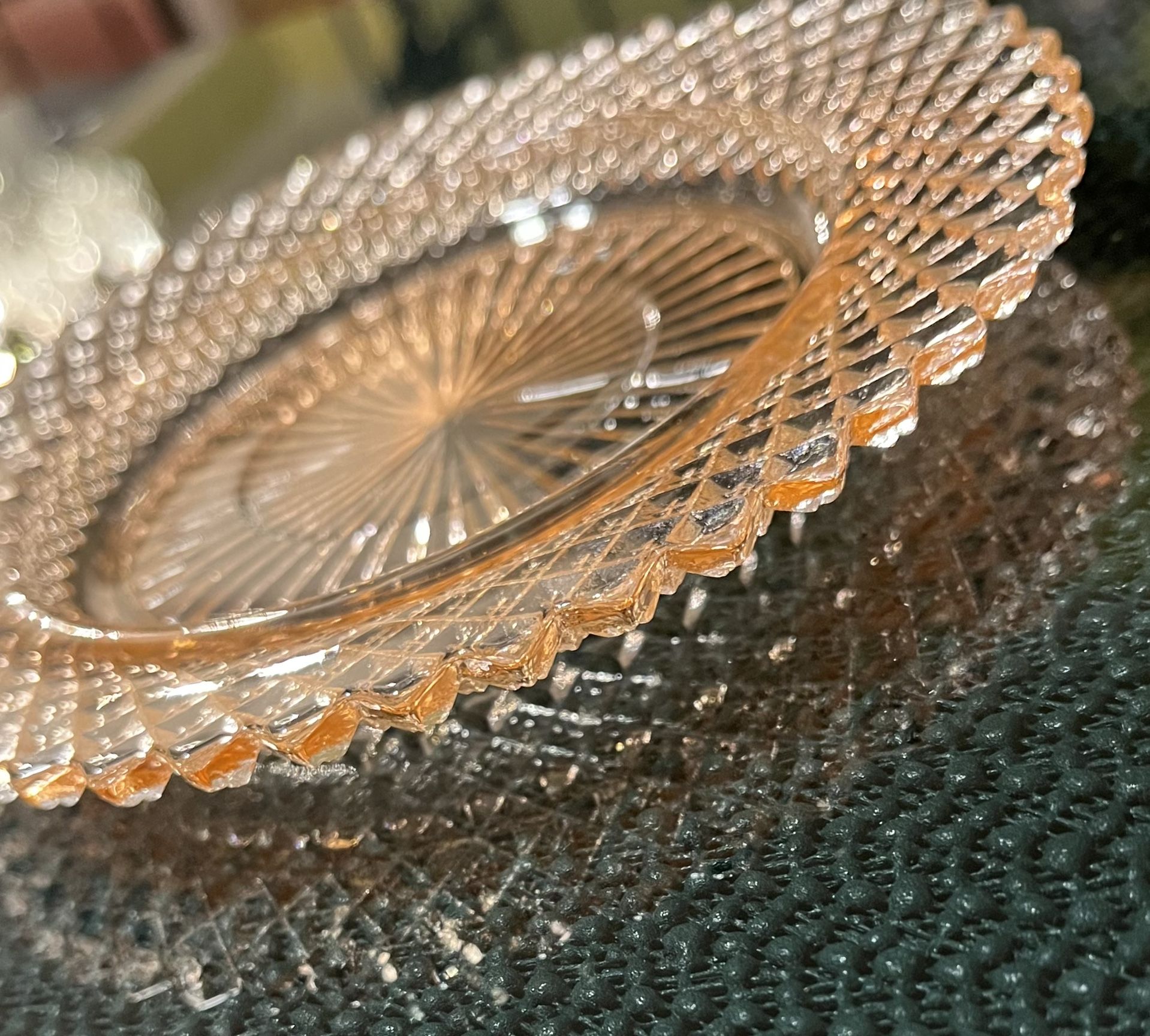 Vintage Anchor Hocking Miss America Pink Depression Glass Bread/Dessert Plate 5.75”