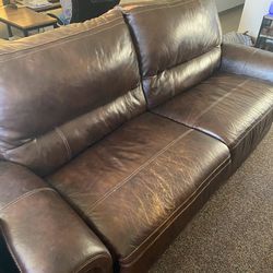 Trasimeno Leather Reclining Sofa