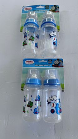 $10 each set Thomas the Tank Engine Clear 110Z BABY bottles 2 pack.
