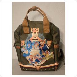 Loungefly Disney TaleSpin Canvas Mini Backpack – Olive Green Disney Afternoon Bag