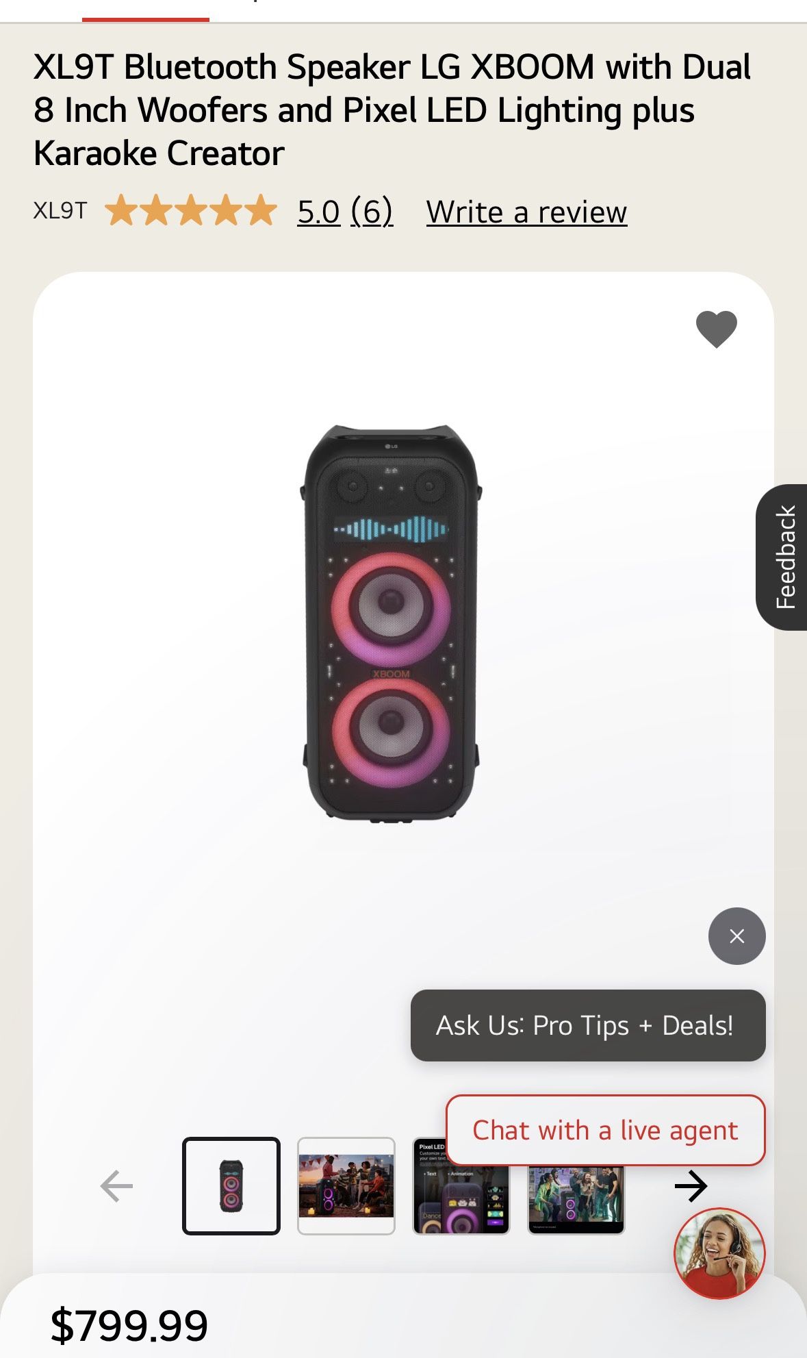 Lg Bluetooth Speaker. XL9T MODEL