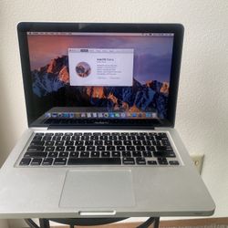 2011 MacBook Pro, 13 Inch, 8GB Ram, 256 GB SSD
