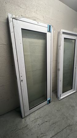 36x80 hurricane impact door aluminum