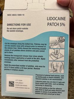 Lidocaine Patch 5%