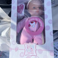 New Talking Ellie+ friends 28 Cm Doll From London By Hanley 