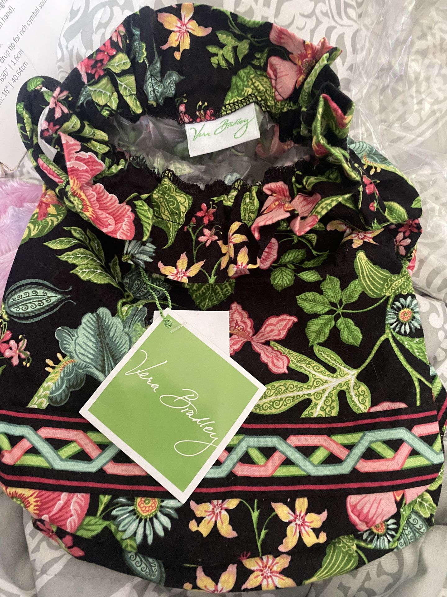 Vera Bradley Ditty Bag Botanica
