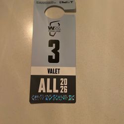 Valet Parking Pass All Days Lot 3 - WM OPEN