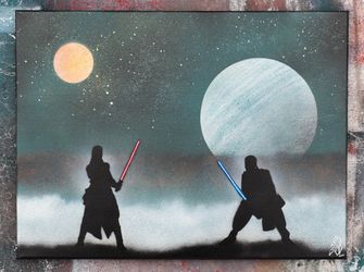 Star Wars Spray Painting
