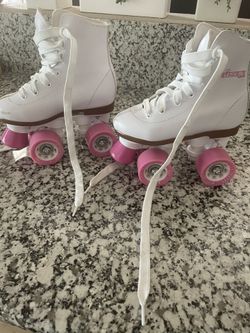 Little girls like new rollerskates size 12
