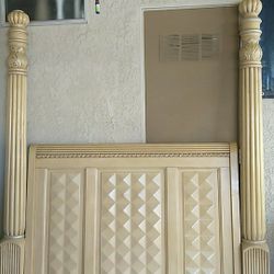 HEADBOARD 7 FOOT HIGH, KING/QUEEN WHEN YOU REMOVE THE SIDE  COLUMNS
