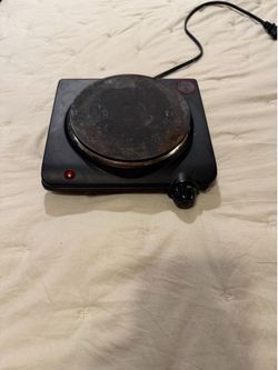 Single burner hot plate