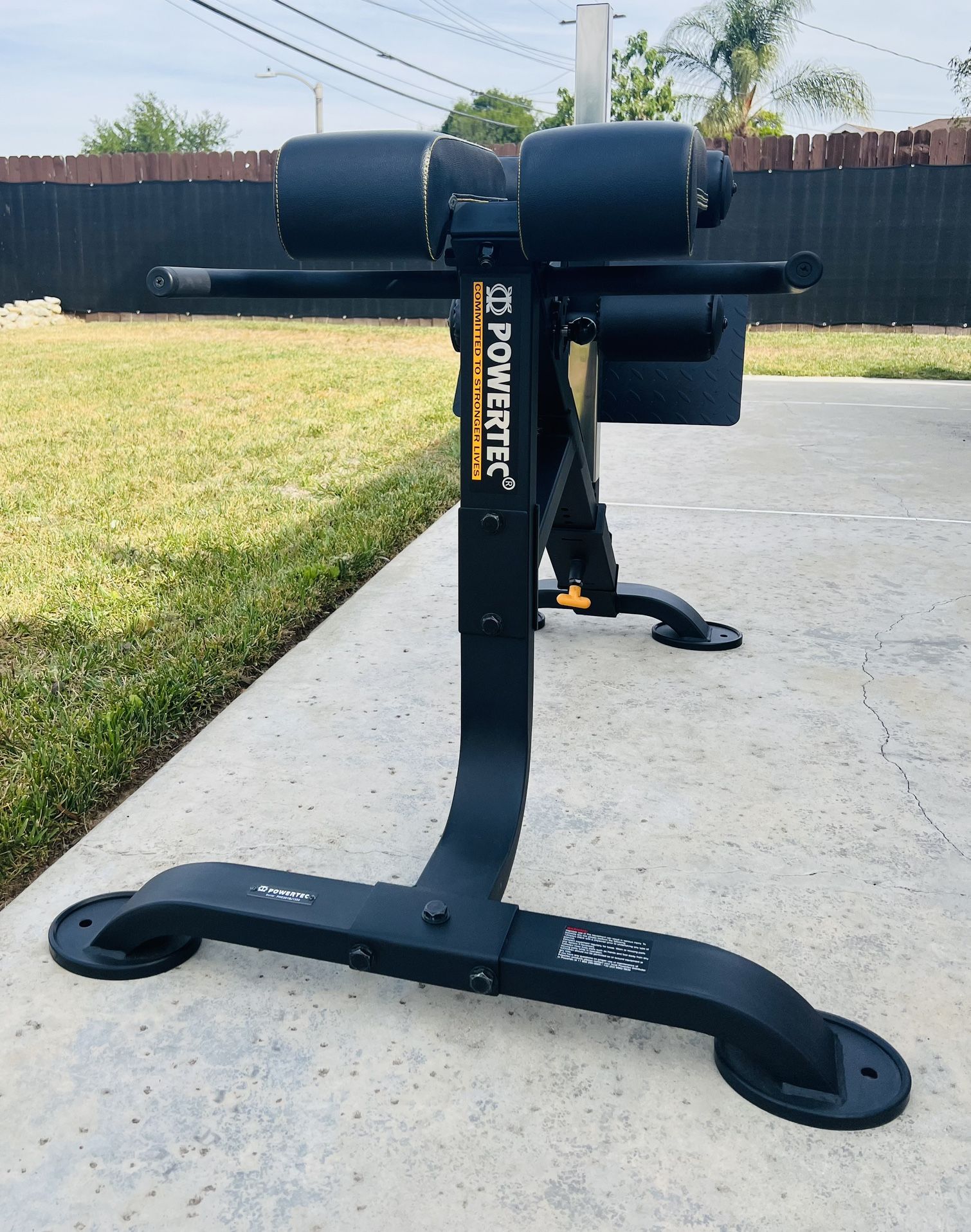 PowerTec Hyperextension / Ab Bench