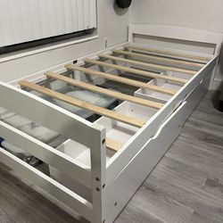 Twin Bed Frame With Storage