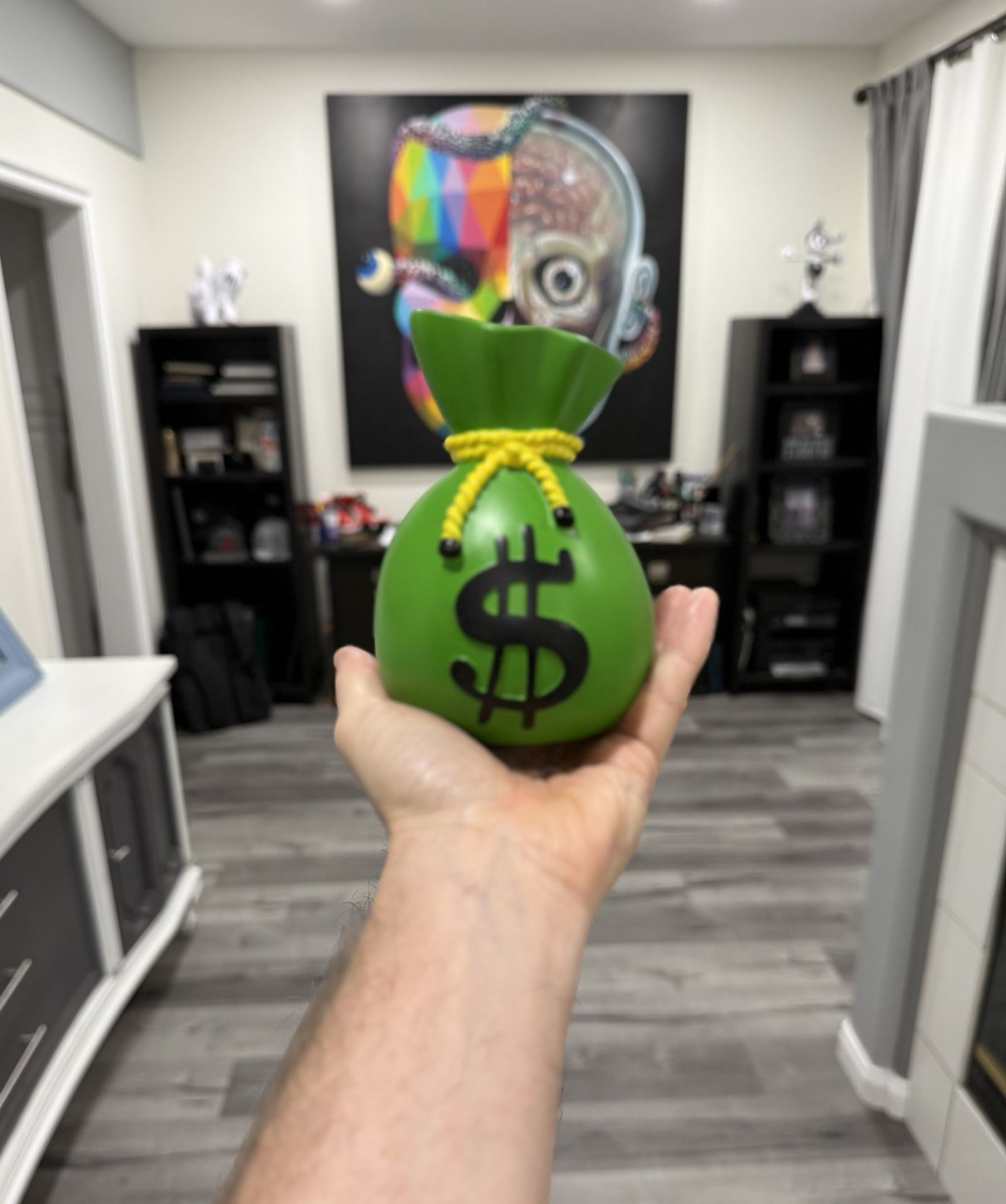 Alec Monopoly Signed Money Bag