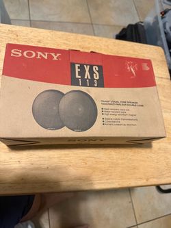 Sony EXS113 4-Inch Dual Cone Car Speakers
