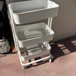 Rolling Cart 12x16” 31” H