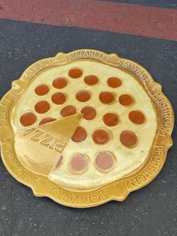 Ceramic Pizza Serving Plate