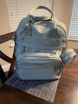 Light Green Babbleroo Diaper Bag Backpack 