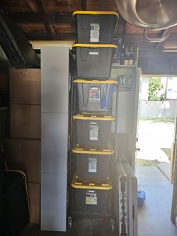 6 used 27 gallons totes