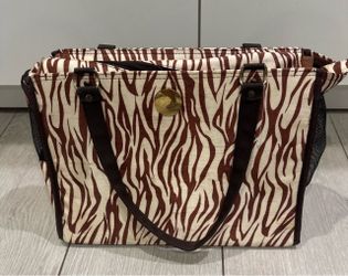 Animal Print Canvas Tote Bag