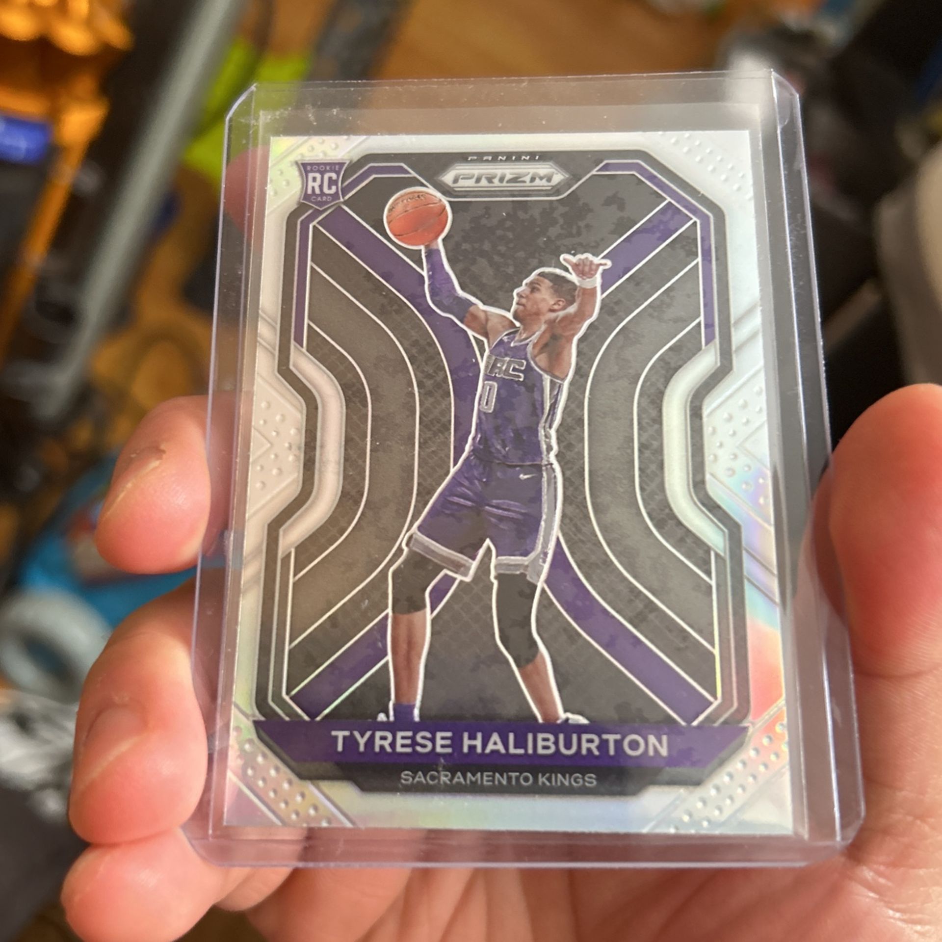 Tyrese Halliburton 2020-21 NBA Prizm Silver Prizm RC #262 Rookie 