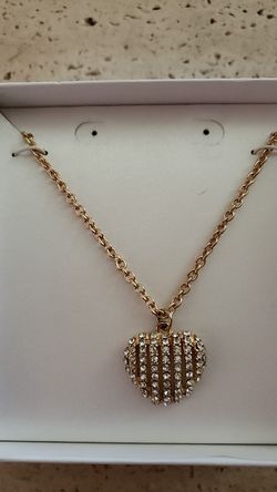 Heart necklace costume jewelry