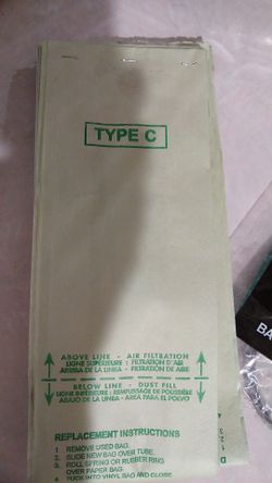 4 TYPE C VACUUM CLEANER BAGS