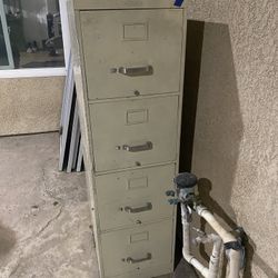File Cabinet And Hutch 
