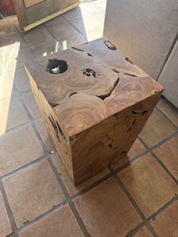 Imported side table/nightstand from Bali