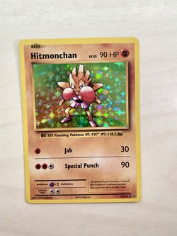 Hitmonchan Pokemon Card 62/108