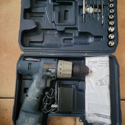 Cordless Drill With Tools 