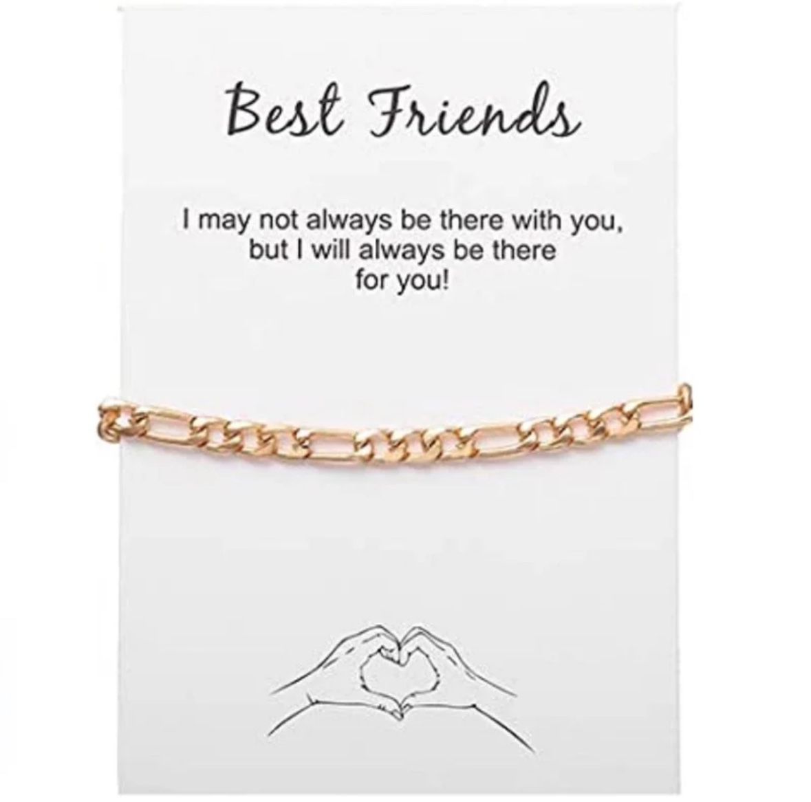 New “Best Friends” Chain Bracelet
