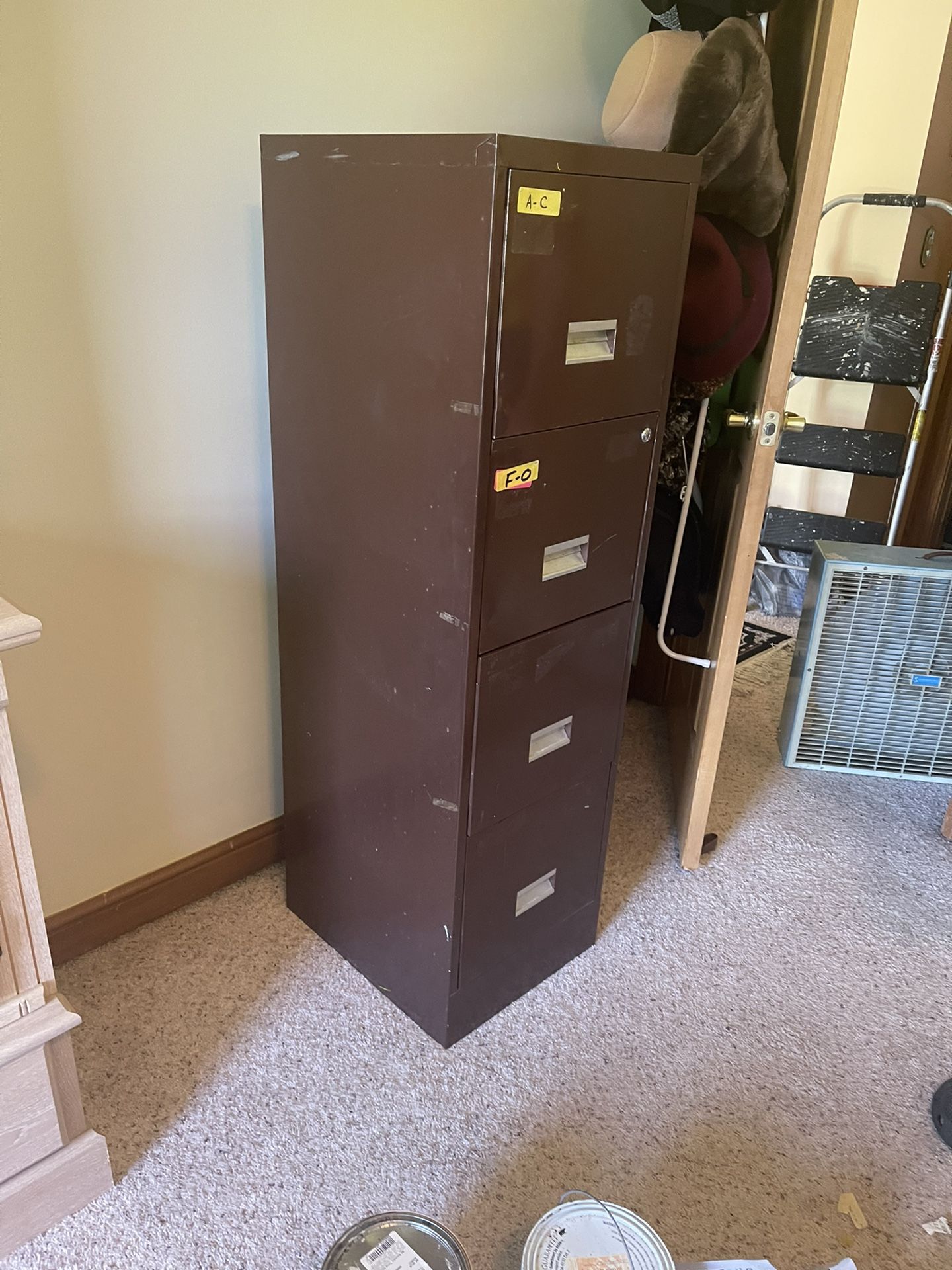 Four Drawer File Cabinet 