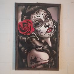 Day Of The Dead Big Canvas 
