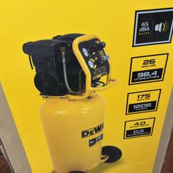 DEWALT 26 Gal. 175 PSI Ultra Quiet Portable Electric Air Compressor