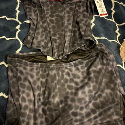Corset And Mini Skirt New Size Small 
