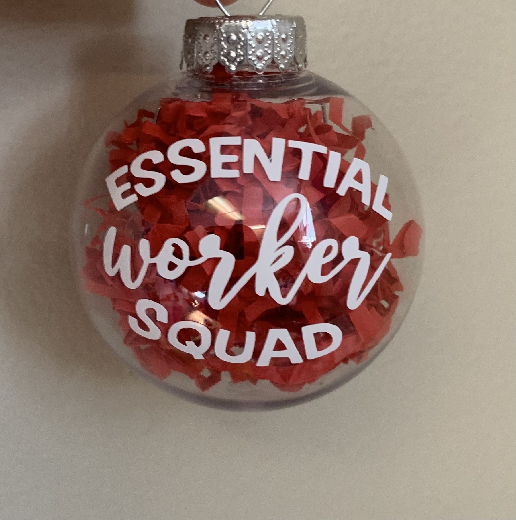 Essential Worker Squad Christmas Ball Ornaments