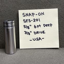 SNAP ON SFS201  3/8” Drive  5/8” 6 Point Deep Socket  -USA-
