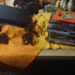 Sony PlayStation 2 One Controller All Hookups 15 Games Will Not Separate Tested Works Great