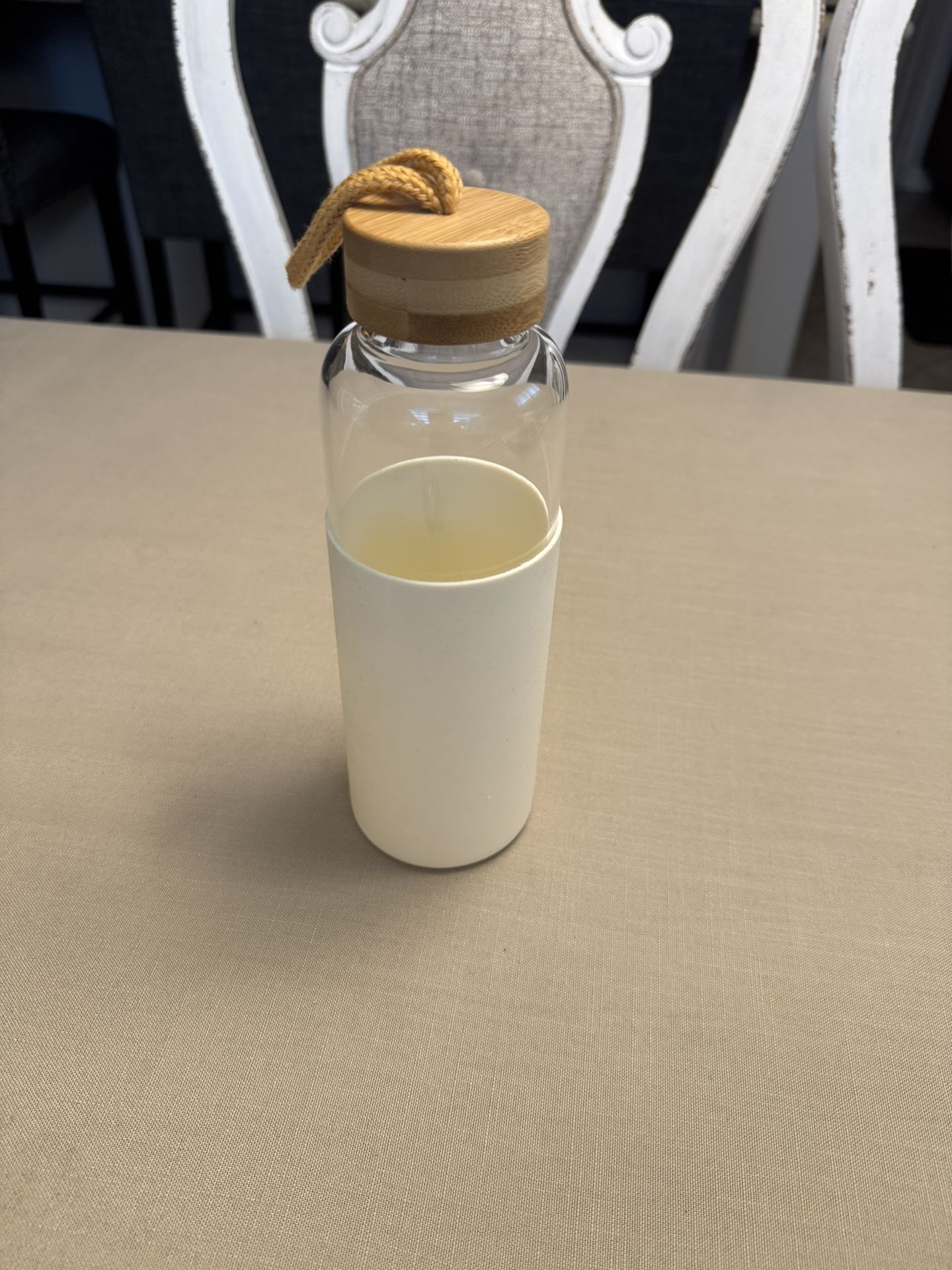 Glass Bottle With Silicon Sleeve - Spill Proof 