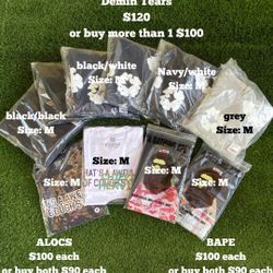 DEMIN TEARS, BAPE,  AND AWFUL LOTTA COUGH SYRUP