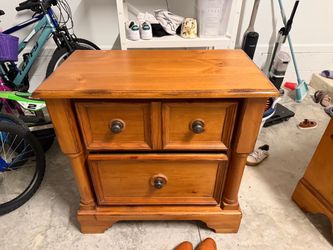 Real wood end tables
