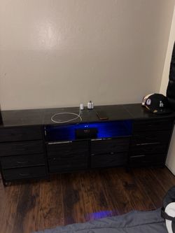 Long Black Dresser / TV Stand